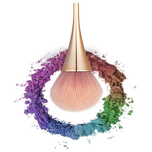 Large Powder Mineral Brush, Kabuki Bronzer Makeup Brush for Large Coverage Loose Powder Bronzer Blush Blending Buffing 1Pcs