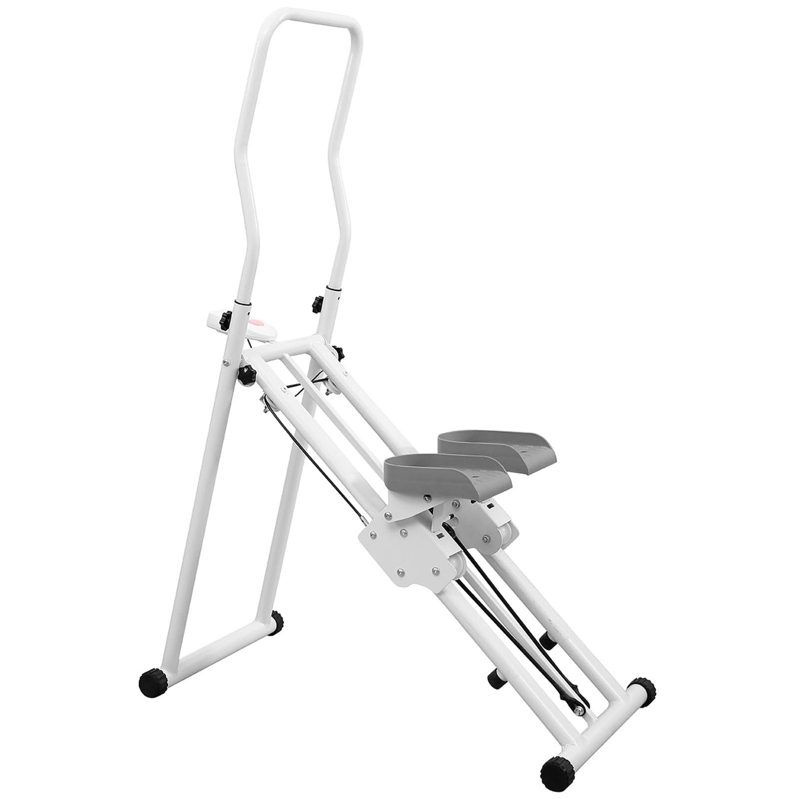 Macchina per scalatore Verticale, Macchina per scalatori Stepper con LCD, Passo Fitness per Uomini e Donne Allenamento Cardio per Tutto Il Corpo della