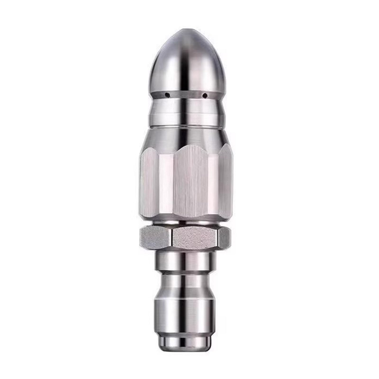 1 / 4Inch Quick-Connect Sewer Nozzle, High-Pressure Drain Attachment, Easy Install Washer Replacement Accessory High Pressure Unblocking Washer Nozzles