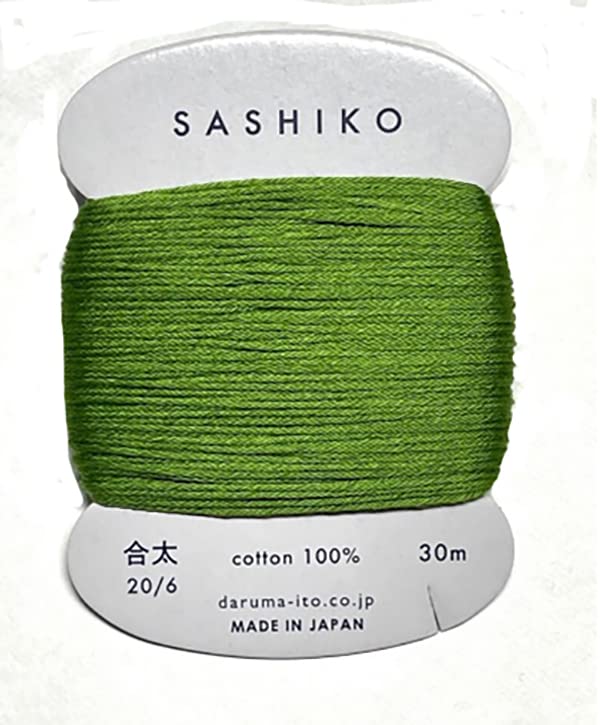 Hilo para bordado Sashiko Daruma 30m Peso medio miniatura 1