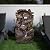 Alpine Corporation WIN732 Outdoor Floor Tiered Wood and Stone Waterfall Fountain, Cascading Garden Water Fountain 40", Brown