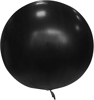 72 inch Large Balloon,Thick Oversized Balloon,Festivals Event Weather Balloon,Anniversary Wedding Jumbo Thicken Balloon, Black
