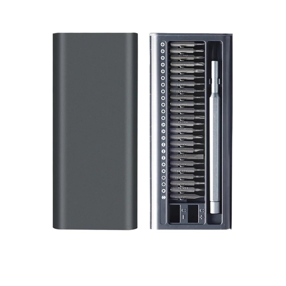 Zestaw wkrętaków precyzyjnych 26 w 1, magnetyczne wkrętarki, wielofunkcyjne mini narzędzie do naprawy iPhone'a, zegarka, okularów Xiaomi, PC (26 w 1, szare)
