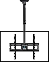 Ceiling TV Stand - Adjustable Tilt Swivel TV Bracket for 26-65 inch Screens - Full Motion Roof Mount Holds up to 50kg with VESA 400x400mm