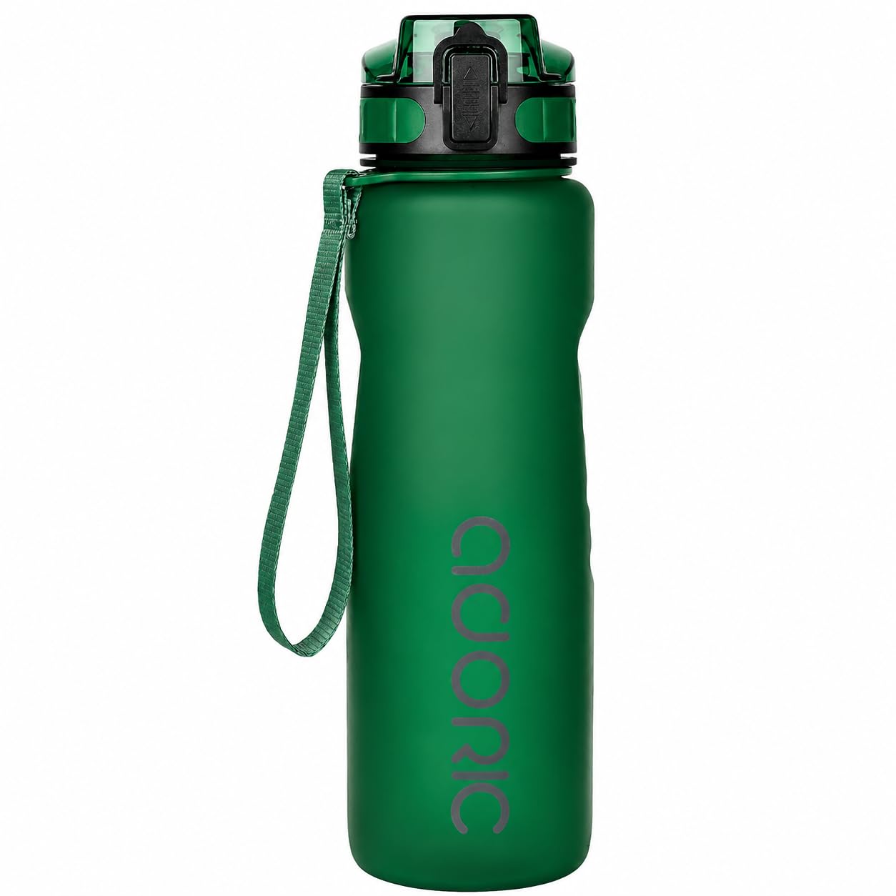ADORIC Sports Water Bottle 1L, BPA Free Tritan Leak Proof Gym Bottle, Green