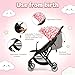 COOL KIDS Portable Stroller with Automatic Fold，Lightweight Umbrella Stroller with Pop Out Sun Canopy，Compact Stroller for Travel