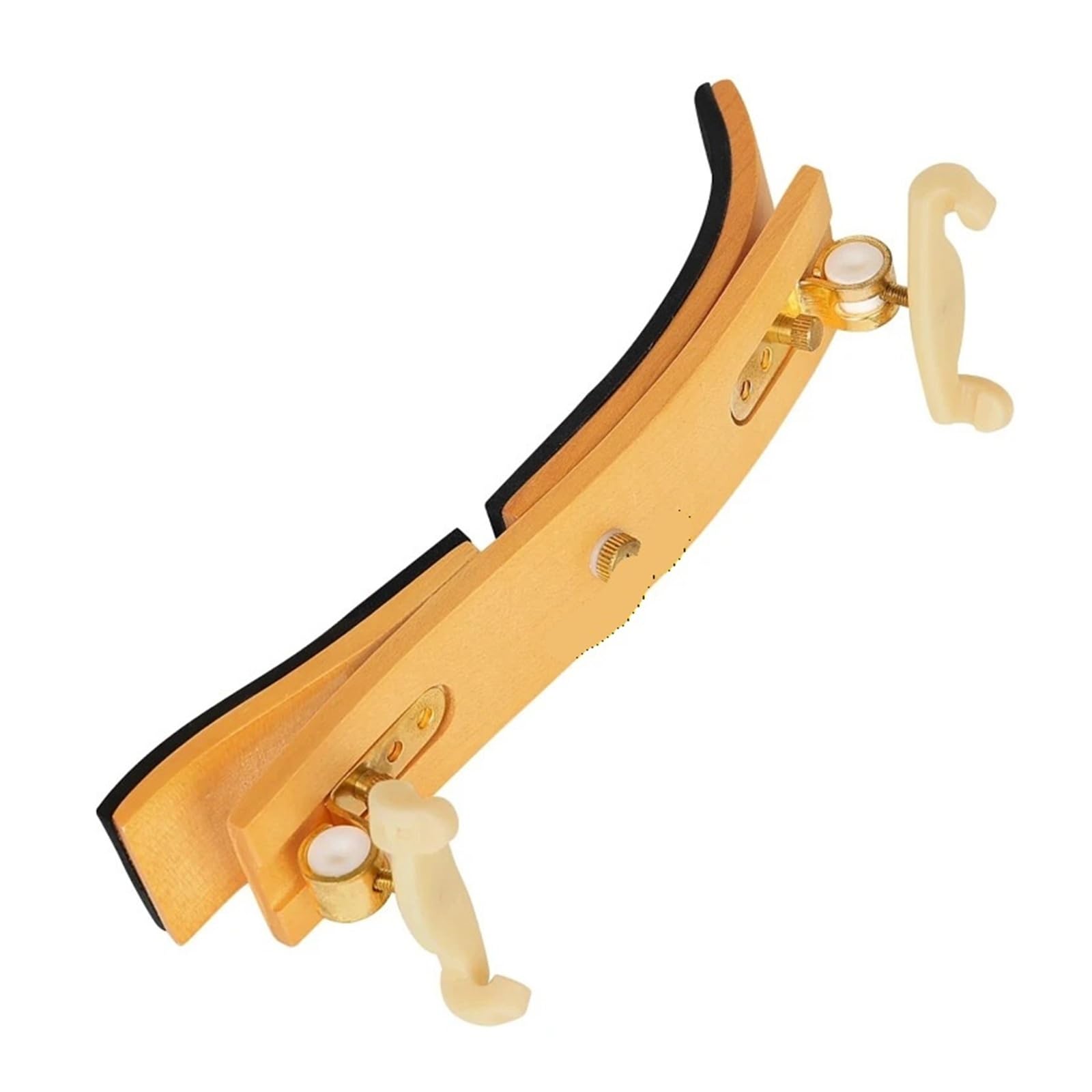 Reposapiés for violín 4/4, soporte ajustable de madera, soporte estable, almohadilla for hombros, accesorios de instrumentos de cuerda