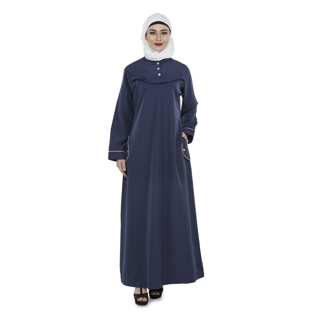 Momin Libas Fazeen Blue Islamic Abaya & Burkha burqa jilab