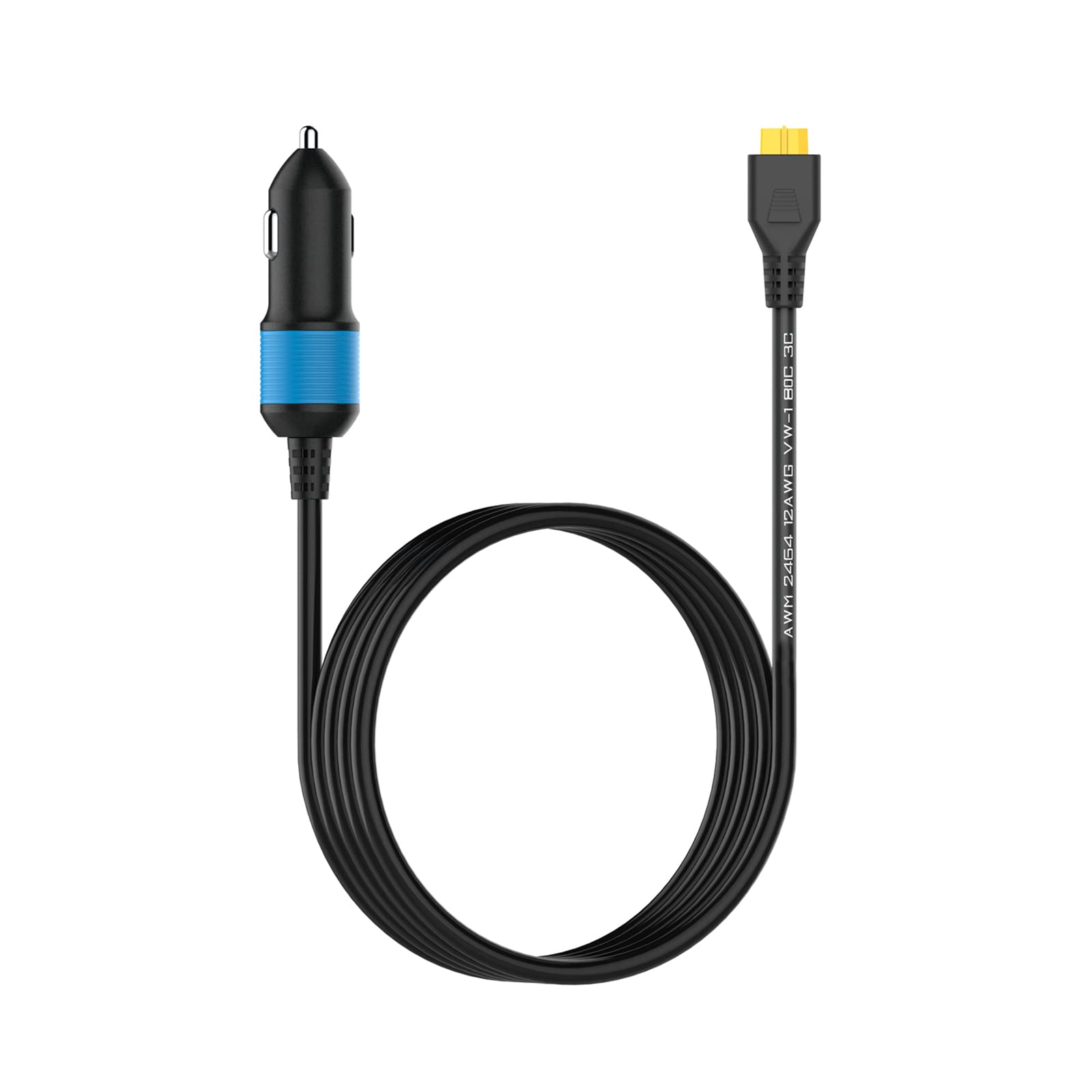 Cigarette Lighter to XT60 Connector Cable Car Charger Adapter Fits Portable Power Station Lithium Battery Pack Drone. Model Arcraft Charge,Widely Used Car ruck Bus Van Boat RV Travel Triler.