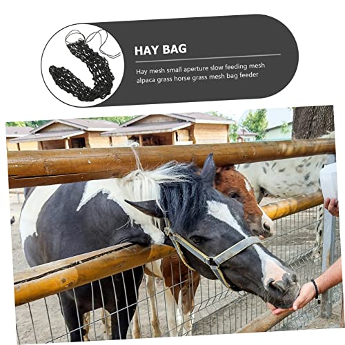 VANZACK Saco De Malha De Feno Para Alimentação De Cavalos Sacos Pequenos Bolsa De Armazenamento De T