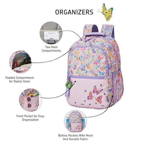 Image of ZOOKEEPER School Bag for Boys & Girls 8-10 Years Lightweight, Water Resistant Kids Backpack for School & Travel Spacious, Durable, Premium YKK Zippers Comfortable Design (Large, 25L)