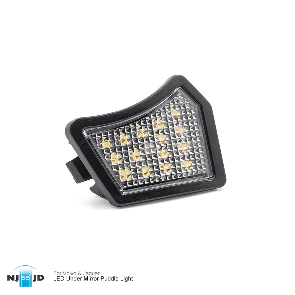 Oświetlenie LED do wnętrza i lusterka dla Volvo XC90 V40 S40 S60 I II V60 V70 II III XC70 S80 oświetlenie wstępu drzwi samochodowych dla Jaguar XF XFR Typ XJ