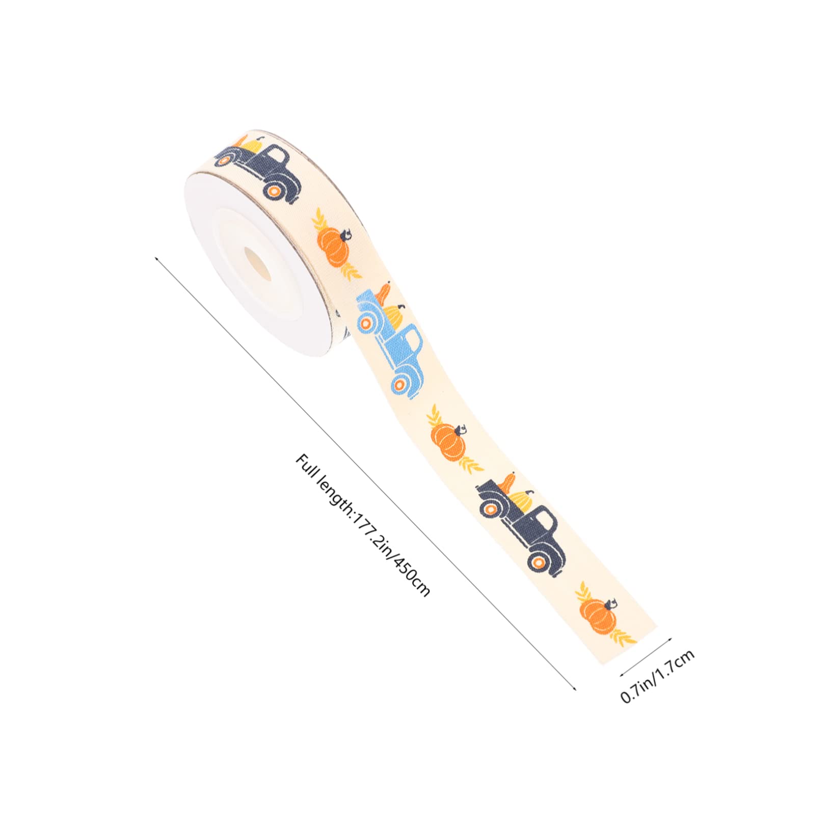 NUOBESTY 4 Sätze Thanksgiving-gurtband Weißes Band Partydekorationen Schleife Weihnachtsband Ribbon Geschenkband Band Diy Dekorationen Dekorative Bänder Für Partys Polyester 5 Rollen * 4