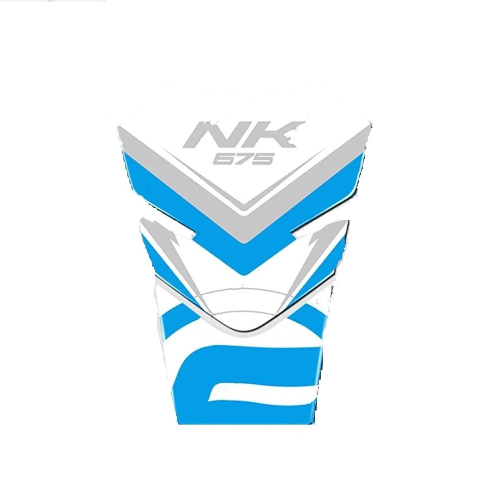 Motorbike Stickers Motorcycle Fuel Tank Sticker for CFMOTO 675NK 675 NK Protector Pad Gas Decoration Decal Fuel Tank Protection Pads(Color2)
