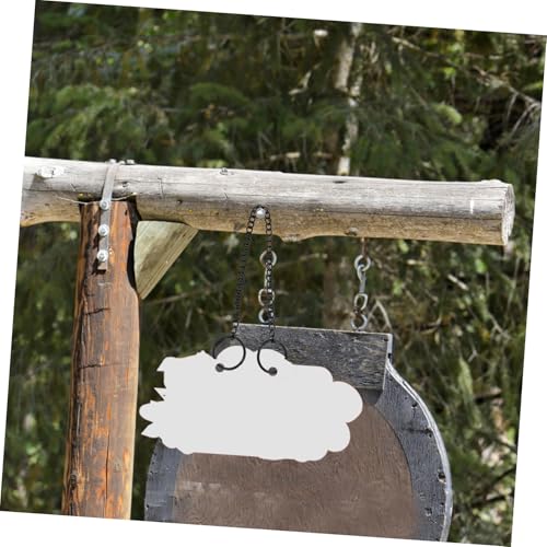 Image of 10pcs Heavy Duty Stainless Steel Chains Snap Hooks for Bird Feeders and Signs Decorative Hanging Chains for Versatile Use