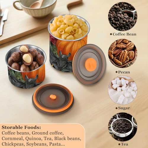 Contenedor Hermético para Café de Acero Inoxidable 900ml miniatura 6