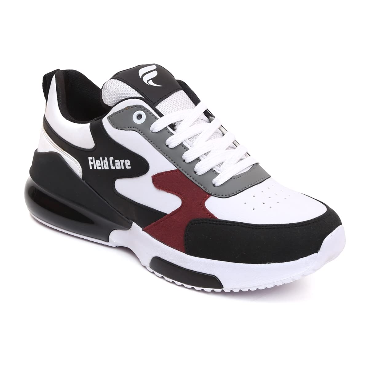 Field Care Mens Sports Running, Walking, Gym Shoes (White/Black/Maroon, Numeric_6) (B0C4TSVHGS) Amazon Price History, Amazon Price Tracker