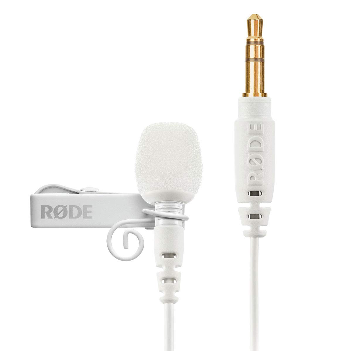 Rode Lavalier GO Microphone Lavalier + bonnette en fourrure Keepdrum WS05 Blanc