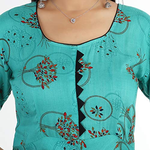 Image of M-FASHION Women's Rayon Regular Kurti