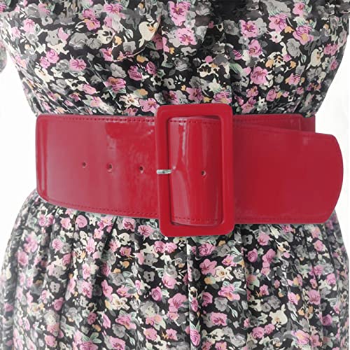 Women's Belt Spring And Summer Decorative Dress Wide Waist Seal With Skirt Coat Belt Candy Elastic Waist Belt for2