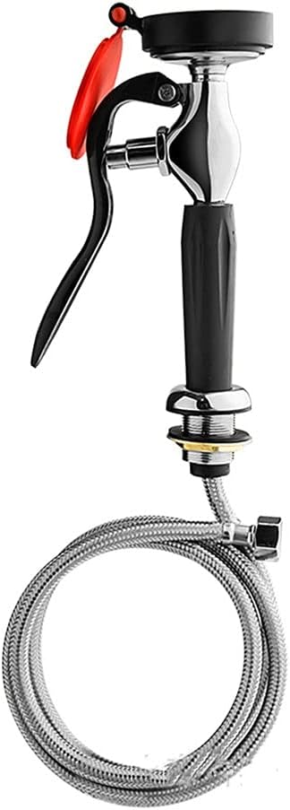 Eyewash Station Drench Hose Eye Wash Station Handheld Emergency Eyewash Station Unit Spray with 1.5M Hose for Lab and Industrial Use