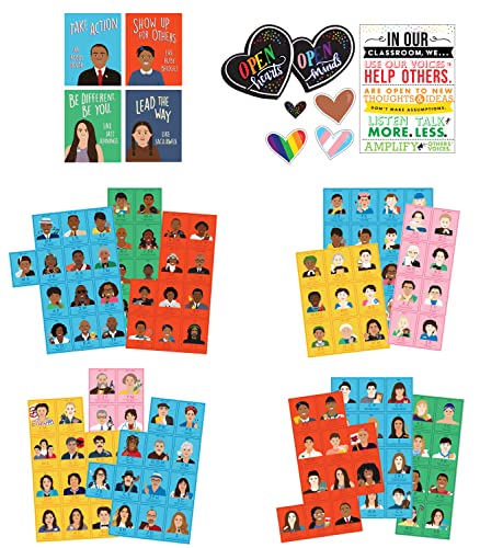 Livre activite Amazing People et affiches Carson Dellosa pour classe inclusive