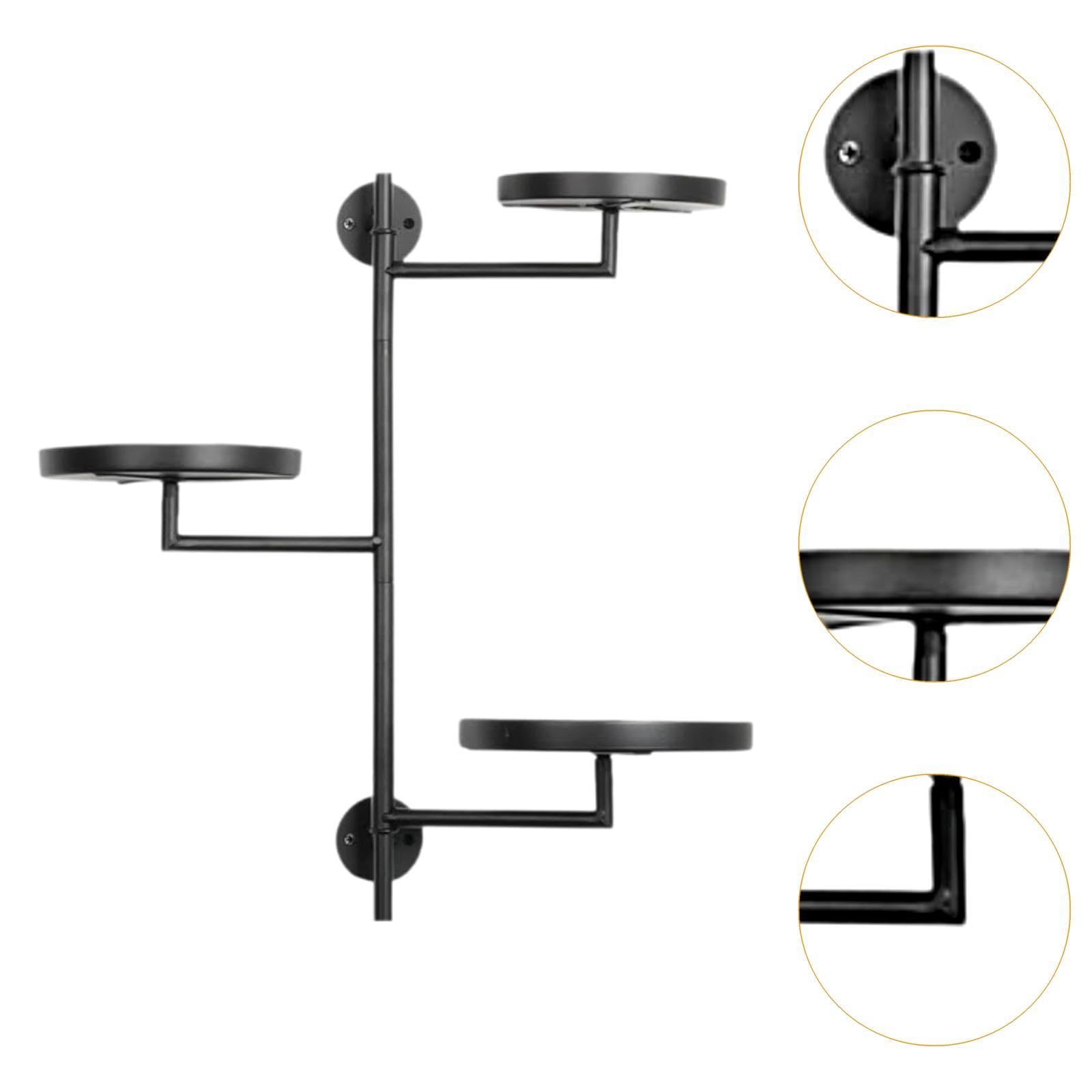 Estante Giratorio para Plantas, Soporte para Macetas, Resistente Y Fácil de Montar, Ideal para Oficina, Estudio, Balcón O Dormitorio.