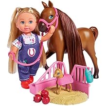 Simba 105733487 Evi Love Veterinary Clinic Horse Doll, Assorted
