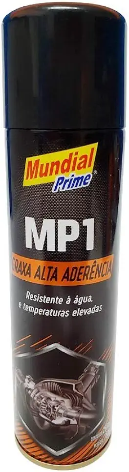 Graxa de Alta Aderência Spray MP1 250ml - Mundial Prime | Lubrificação Duradoura e Resistência