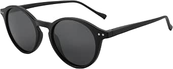 Lunettes de soleil rondes polarisées pour hommes protection UV lunettes Lunettes de soleil rondes polarisées pour hommes protection UV lunettes