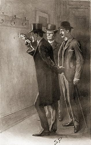 Poster Sidney Paget Sherlock décor de salon vintage toile 50x70
