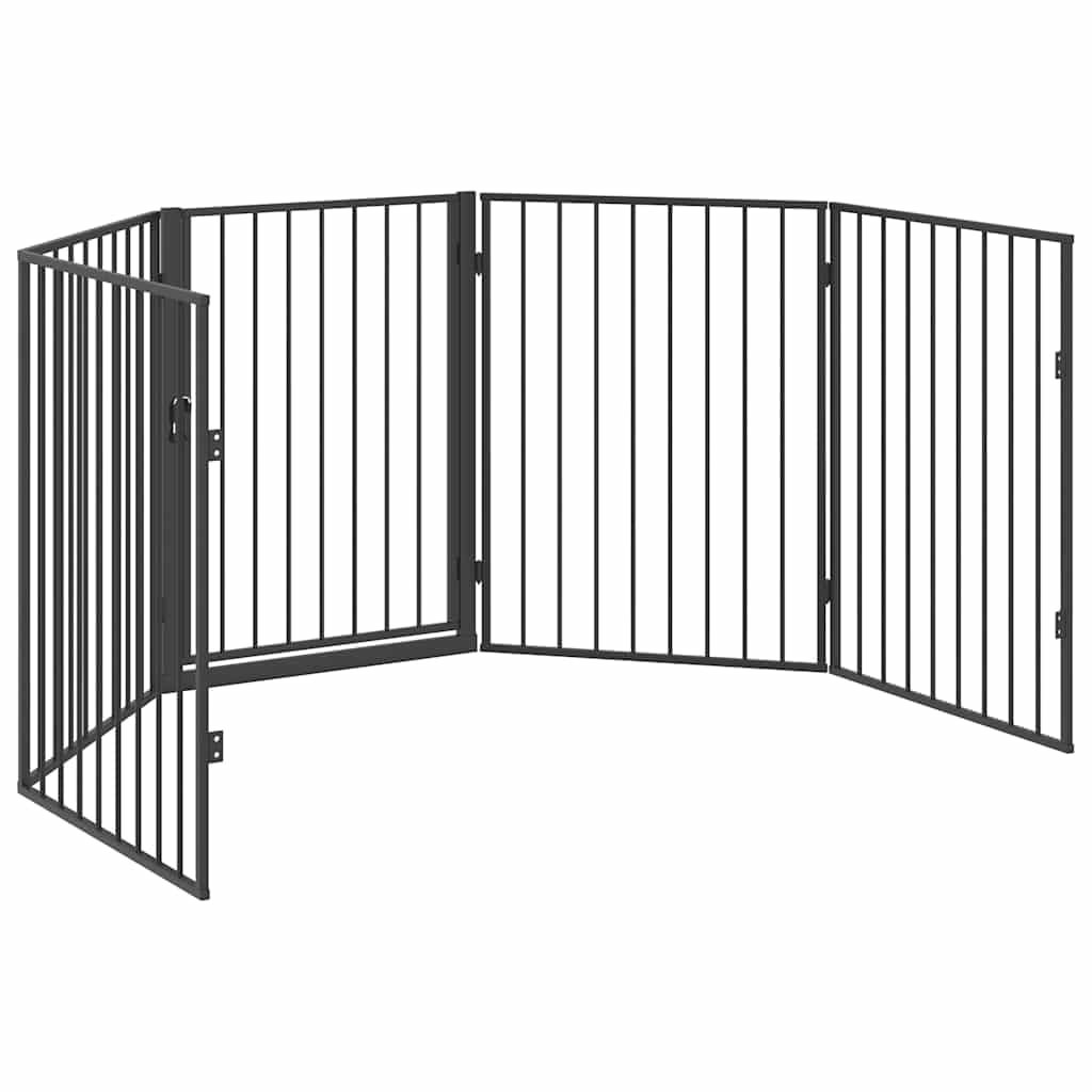 Barrera protectora para chimeneas, estufas y barbacoas, 123 x 123 x 76 cm, color negro