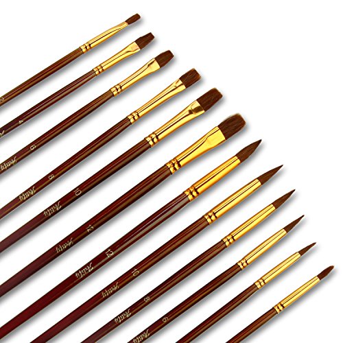image for ARTIFY art supplies Artify 38 Pcs Paint Brushes Art Set for Acrylic Oi