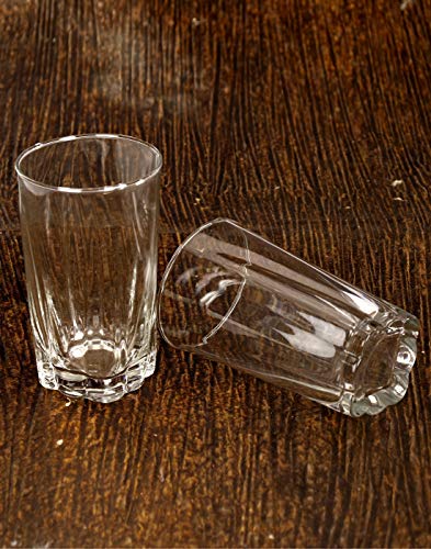 Image of Afast Multi-purpose Beaver Tumbler Drinking Glass Set for Home Use, Set of 2, Aa23 n315, Clear