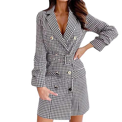 Mini robe été adolescent costume imprimé plaid ceinture