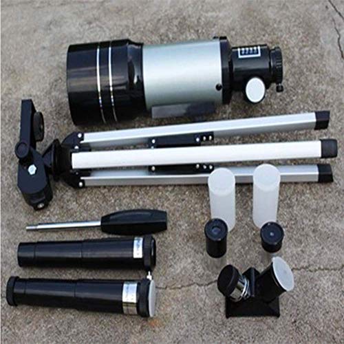 Telescopio monocular refractor 50-100mm con trípode miniatura 6
