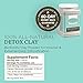 Living Clay Detox Clay Powder | All-Natural Bentonite Calcium Clay for Internal & External Deep Cleansing | Perfect for Mask, Bath or Wrap | .5 Gal