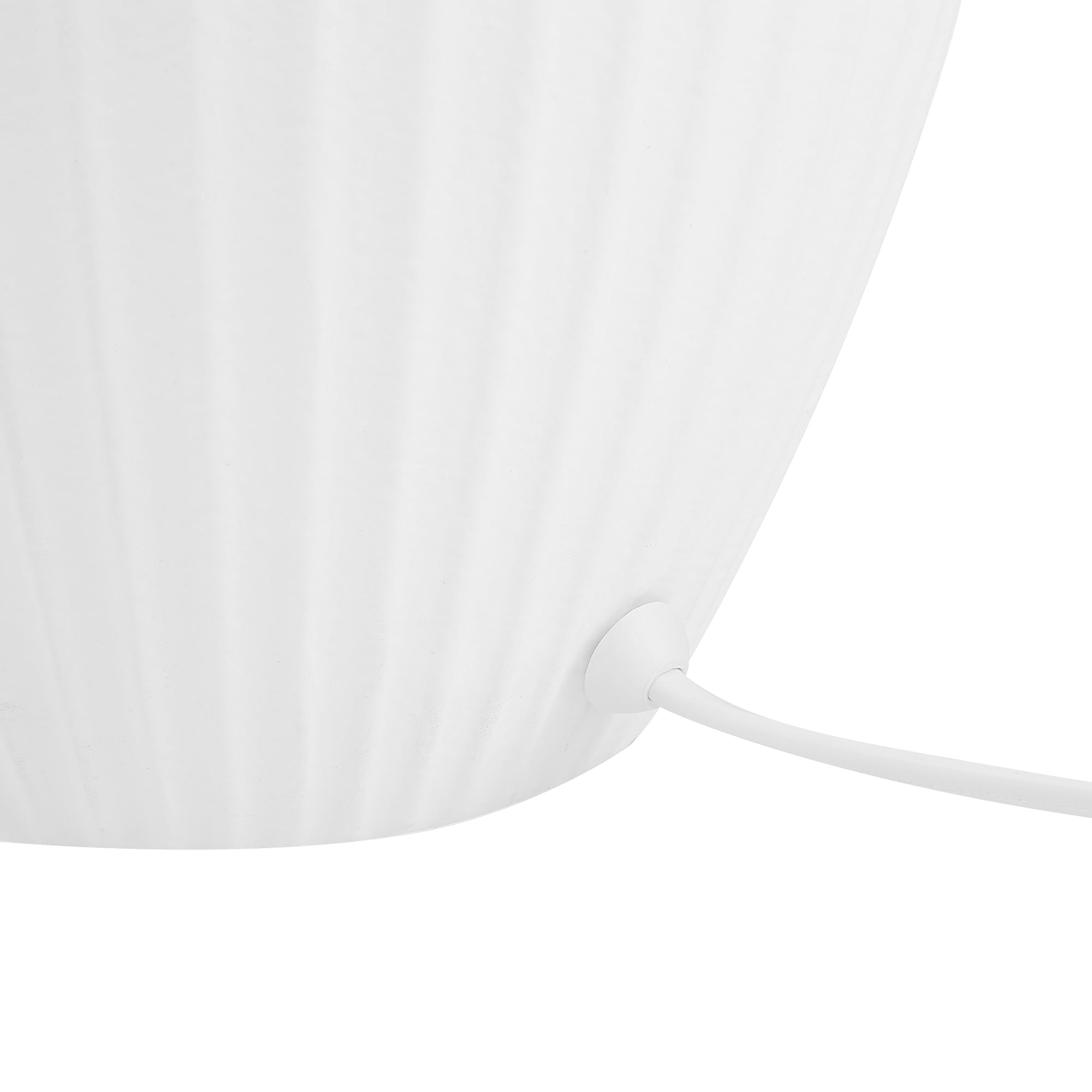Beliani Klassische Tischlampe Lampenschirm aus Leinen keramischer Lampenfuß weiß Fergus