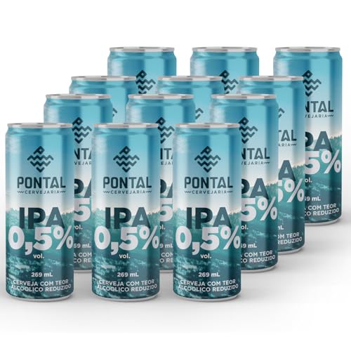 Cervejaria Pontal IPA 0,5% Teor Alcóolico Reduzido 269ml - Pack 1...