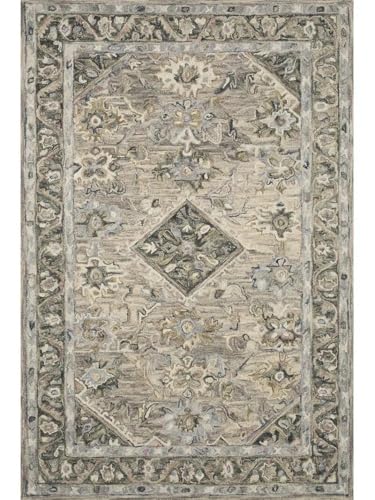 Image of Hand Tufted Premium Rug Premium Wool Carpet for Living Room Bedroom and Hall Size 6x9 Feet Color Multi