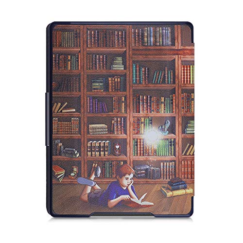 kwmobile hoes compatibel met Kobo Aura H2O Edition 1 - Case voor e-reader in meerkleurig - Magische Bibliotheek - Image 4