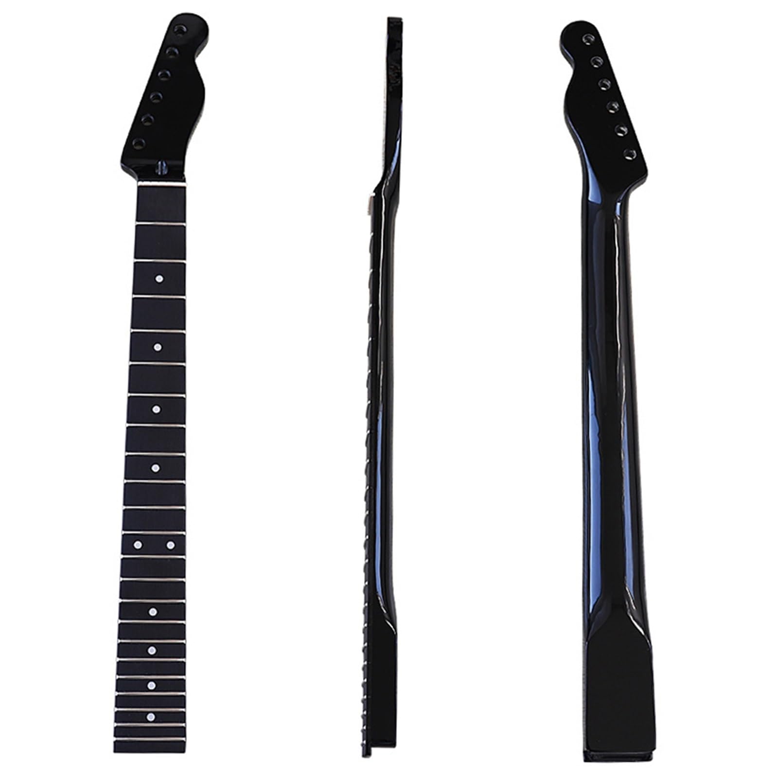 DIY Guitar Necks Black Glossy 22 Fret Fingerboard With Sound Dot Neck Suitable For TL Guitar DIY Modification