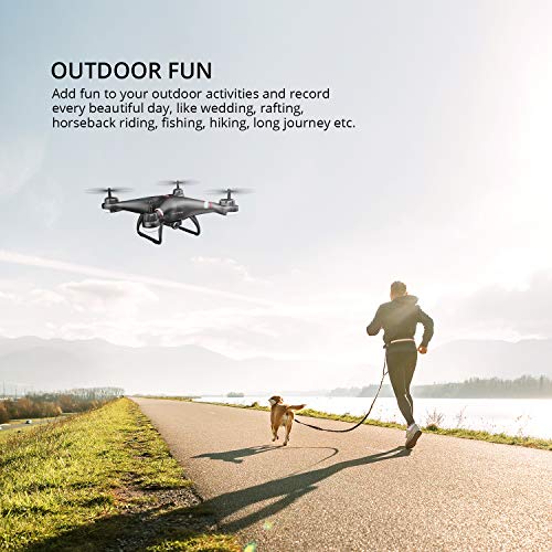 Holy Stone HS110G GPS FPV Drone with 1080P HD Live Video Camera for Adults and Kids, RC Quadcopter with GPS Auto Return Home, Auto Hover and Follow Me Mode, Long Flight Time, Easy to Fly for Beginners