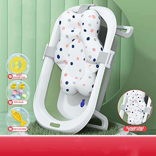 Con Hamaca de ba&ntilde;o desmontable, ba&ntilde;era para beb&eacute; con coj&iacute;n para reci&eacute;n nacido,...