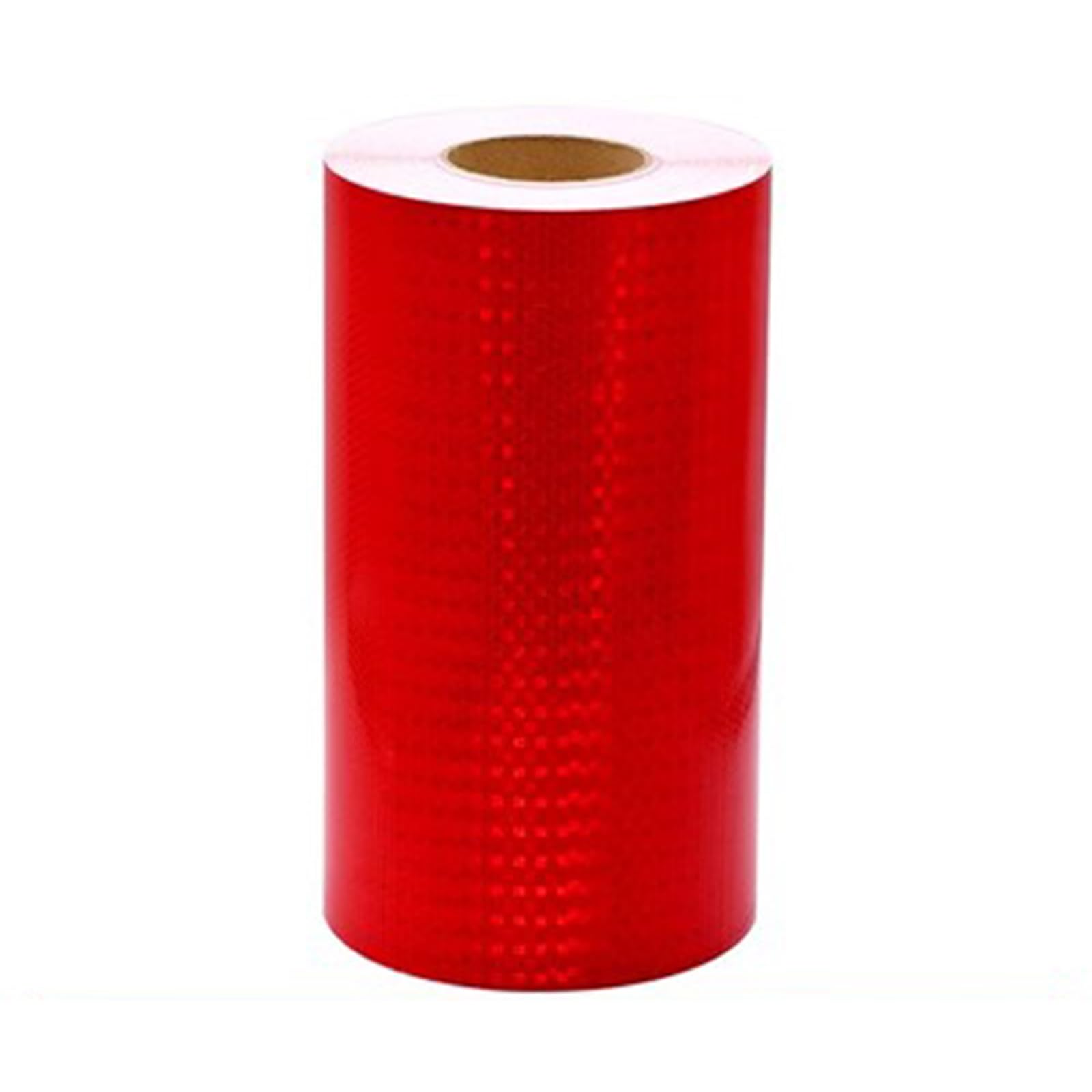 EALLEN 30 Cm De Ancho Cinta Reflectante Adhesiva,Cinta Adhesiva Reflectante Advertencia De Seguridad para Automóviles, Bicicletas, Motocicletas, Camiones,Rojo,10m