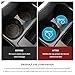 Lyxheth 2PCS Car Cup Holder Coaster, Cup Holder Insert, 2.75 Inch Anti Slip Shockproof Embedded Drink Mat, Blessed Cross and Heart Christian Auto Drink Cup Mat Car Accessories Fit Cars (Sky Blue)