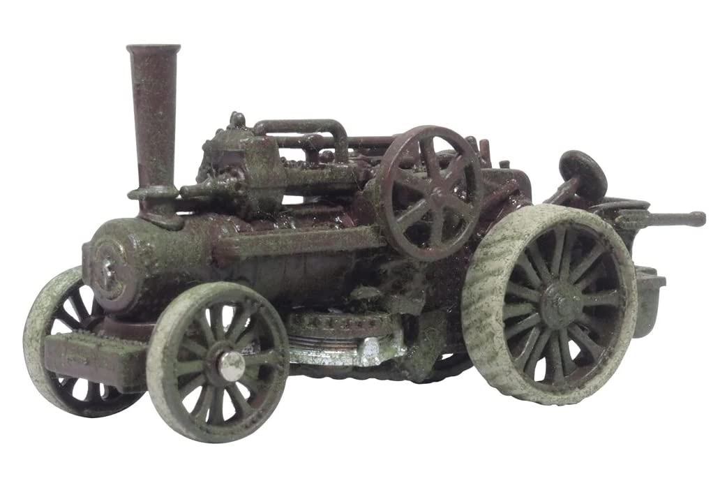 Oxford Diecast 1:148 15145 Rusty Fowler BB1 Ploughing Engine Collectable model NFBB001, Red, Small