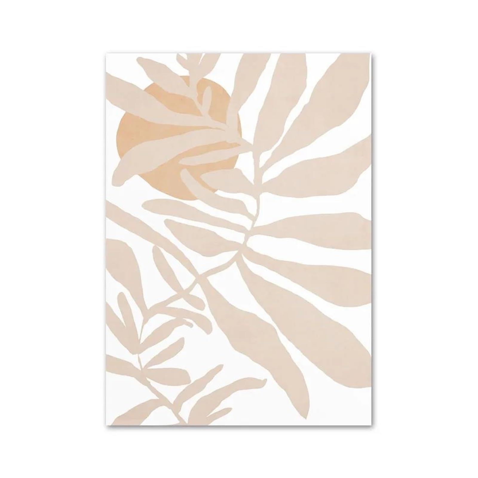 Xenite Girls F Wall Art Canvas Prints Striped Vase Lower Leaves Wall Art Canvas Painting No Rame Abstract Posters And Prints Pictures Living Room Hotel Bar Decor(,50X70cm)