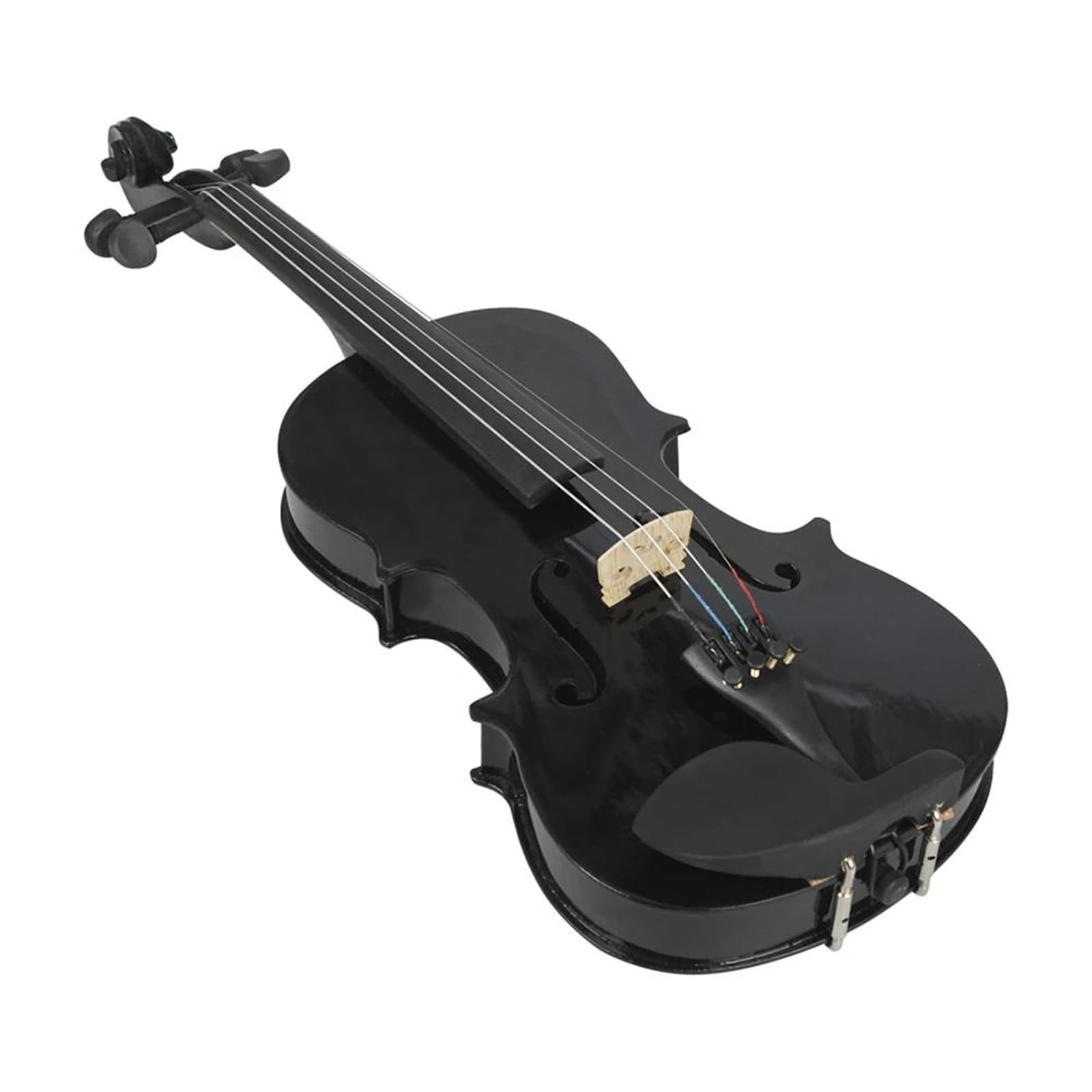 Kit Di Violino Professionale Violino Acustico In Legno Massello Per Strumento A Corda Di Violino Nero 1/8 Con Scatola Di Accessori Per Strumenti Musicali