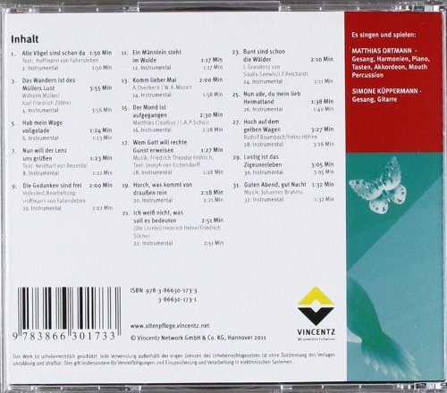 Mitsingen und Zuhören (CD): 16 Volkslieder (Altenpflege)